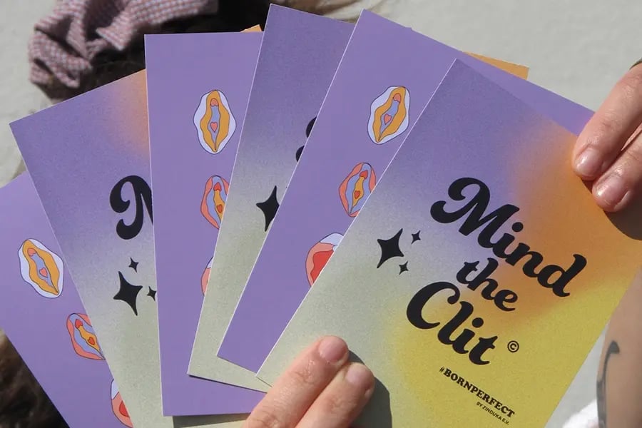 Zinduka Project - Mind the Clit - Slider Cards - Print